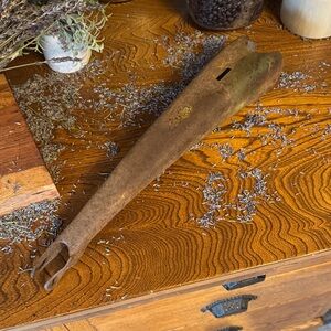 Vintage Rusty Bicycle Crossbar Tank for Decor or restoration